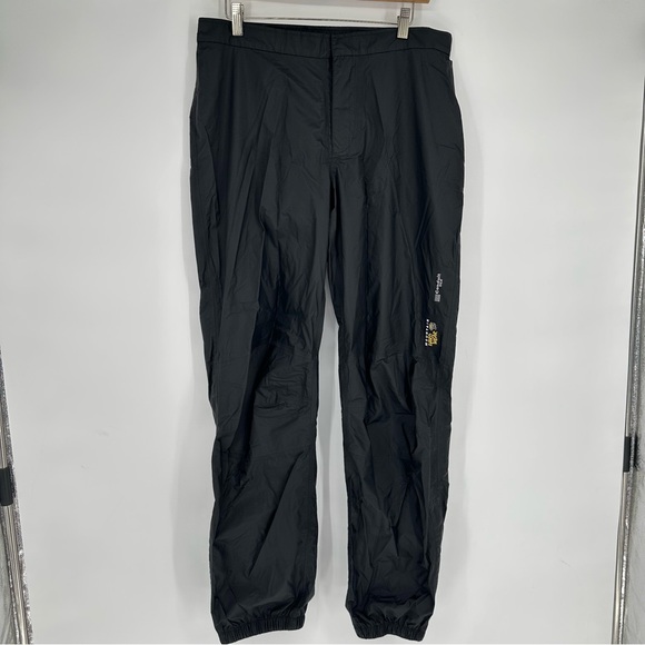 Mountain Hardwear Black Shell Pants Large Womens - Picture 1 of 6